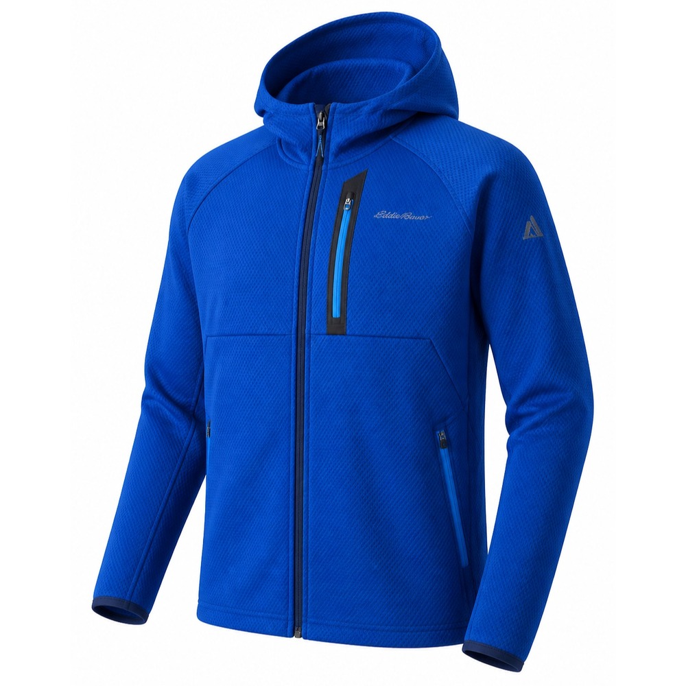 Eddie Bauer Synthesis Pro Hoodie Jacket Men M First Ascent LS Tech Hiking